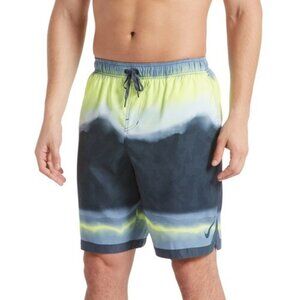 Nike Men's Optic Halo Horizon 9-inch Volley Swim Trunks, XL